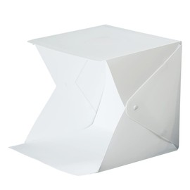 KICHOUSE Mini Photo Tent 2 Color Led Lightbox Folding Design Practical for Product Fashion Photography USB Charging