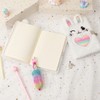 Belegao Rabbit Diary with Lock for Girls, Fluffy Journal with
