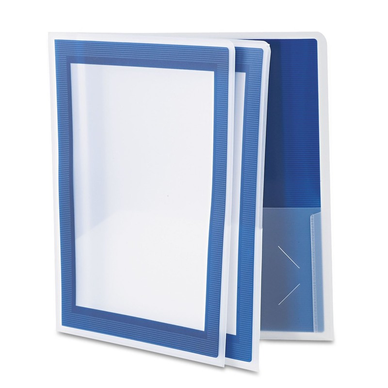 Avery Flexi-View Two Pocket Folders, Holds up to 50 Sheets,