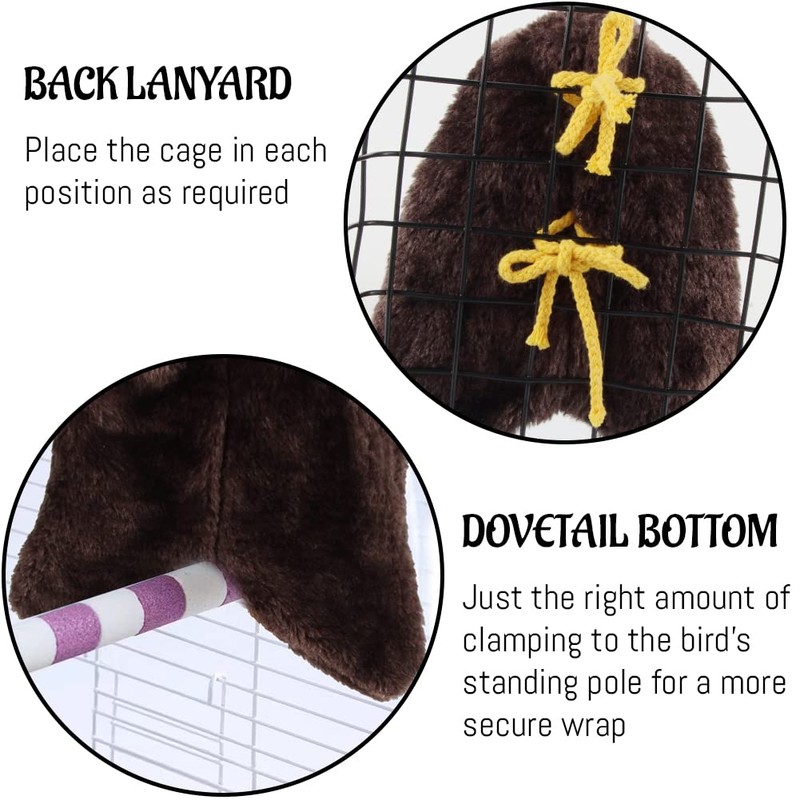 XiXiRan Bird Blanket for Cage, Bird Bed Parrot Nest, Parrot