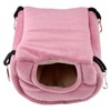 Windproof Warm Parrot Nest Plush Hammock Hanging Swing Bed Cave