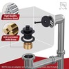 PRIMSOPH Lift Turn Tub Drain Trim Kit with One Hole