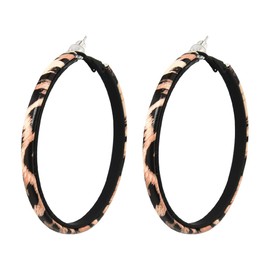 Hoop Earrings Sets for Girls Leopard Print Earrings for Women Large Dangle Drop Earrings for Teen Girls Big Hoops Earring for Women Hypoallergenic Holiday Dangling Earrings for Teens Cheetah Earrings