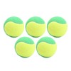 5PCS 6cm Rubber Tennis Balls Elastic Squash Ball Pressure Relief