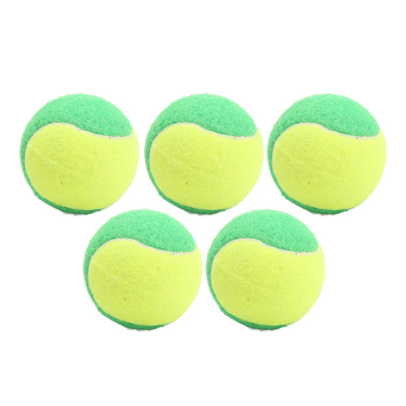 5PCS 6cm Rubber Tennis Balls Elastic Squash Ball Pressure Relief