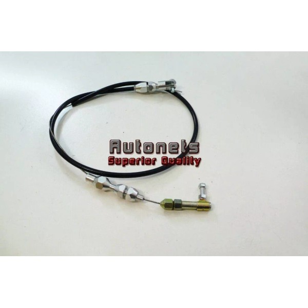 AutoNets 24" Stainless Steel Black Housing Throttle Gas Carburetor Cable
