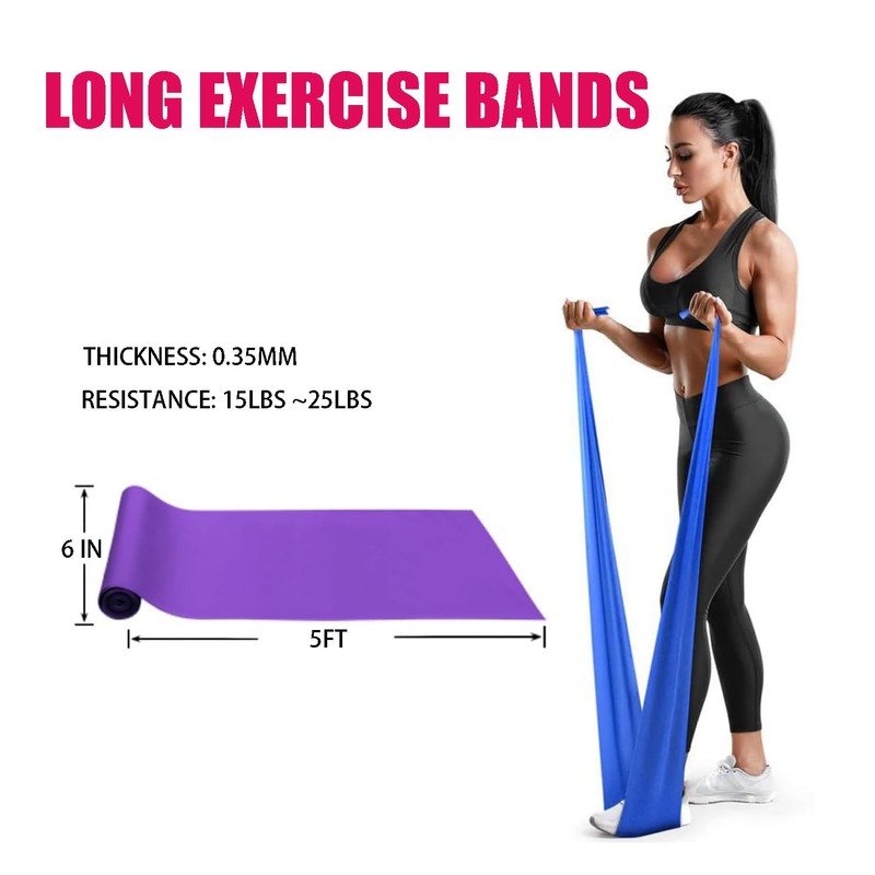 Resistance Bands, Exercise Workout Bands for Women and Men, 3