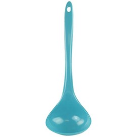 Reston Lloyd Melamine Soup Ladle Kitchen Utensil, Premium Quality Utensil with Heat Resistant Ergonomic Handle, Durable BPA-Free Plastic, 10.5 inch long, One Piece, Turquoise