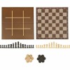 Cardinal Chess, Checkers & Tic Tac Toe One Size Brown