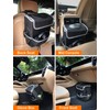 Olitec Car Trash Can with Lid and Pockets Accessories Leakproof/Waterproof