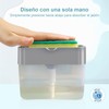 Bebeay Dispensador De Jabón con Esponja, 2 En 1 Jaboneras