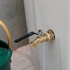 STYDDI Solid Brass Rain Barrel Spigot, Strong Flow Water Barrel