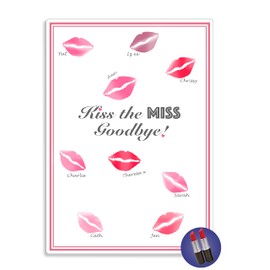 KISS THE MISS GOODBYE - 2 Free Lipsticks Included! - Hen Night Party Game