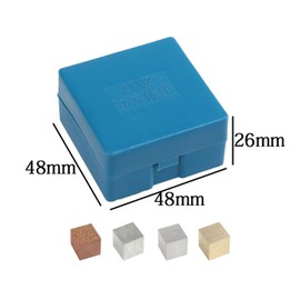 Milageto Density Cube Set, Iron,Wooden,Copper, Aluminum Cube,Portable Learning Teaching Tool for Lab Experiment Scientific for School