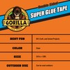 Gorilla Super Glue Tape, Multi-Purpose, Permanent, Double Sided, High Tack,