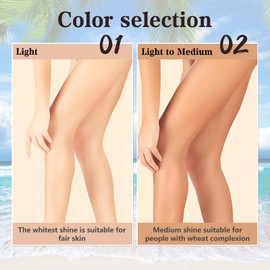 Body Coverage Perfector, Waterproof Leg Makeup, Tattoo Cover Up Cream All Over Complexion Perfect With Large Round Brush 48H Long Lasting Wear for Women