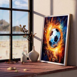 Reofrey Paint by Numbers Kit for Adults Basketball- 40x50cm Canvas, Landscape Paint by Number - Acrylic Paint Set - Relaxing DIY Art for Beginners & Experts - Home Wall Decoration