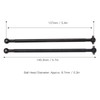 2Pcs Rear Drive Shaft RC Metal Rear CVD Drive Shaft