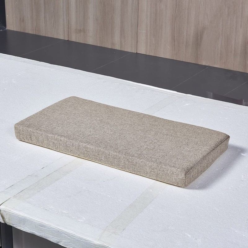 MICUSHION Piano Bench Cushion for Indoor Shoe Storage Non Slip