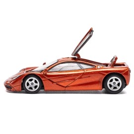 DCD McLaren F1 Orange Metallic 1/64 Diecast Model Car by Pop Race