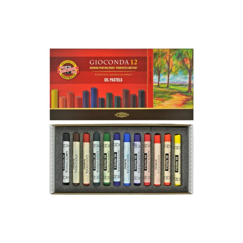 KOHINOOR Oberstaufen 12 Round Oil Pastels 8352