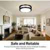 Drosbey 48W Dimmable LED Ceiling Light Fixture, 13.2in Flush Mount