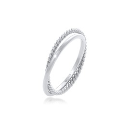 Elli Women's Wrap Classic Filigree Twisted Trend Ring in 925 Sterling Silver, Sterling Silver, None