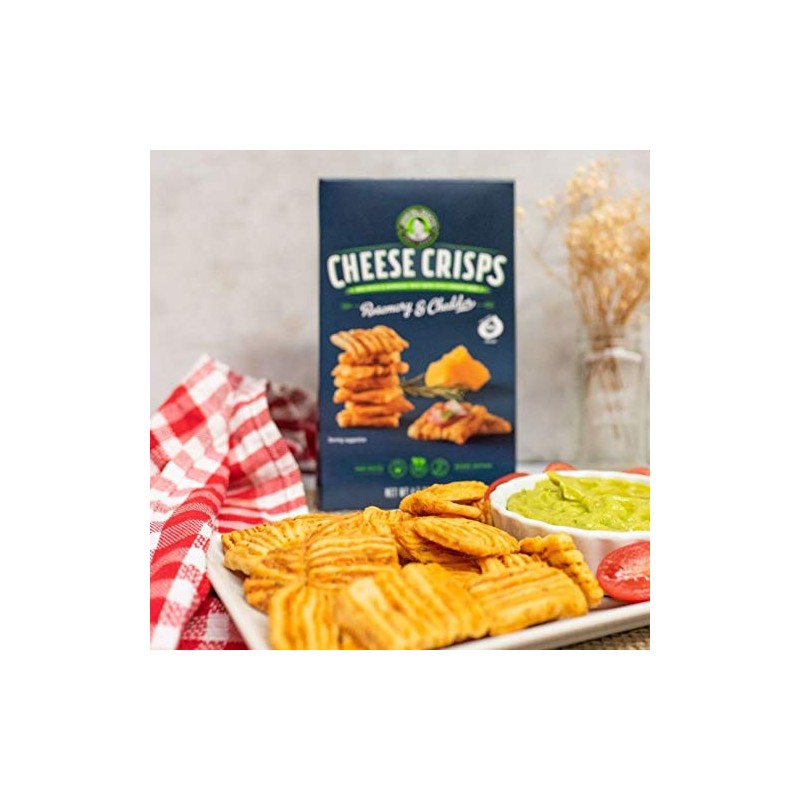 John Wm. Macy's Cheddar Rosemary Cheesecrisps, 127 Grams