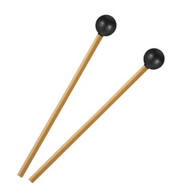 2 Pcs Glockenspiel Mallets - Rubber Bell Mallets Percussion with Plastic Handle, 8-inch drumsticks for Bell Stick, Tongue Drum Mallets