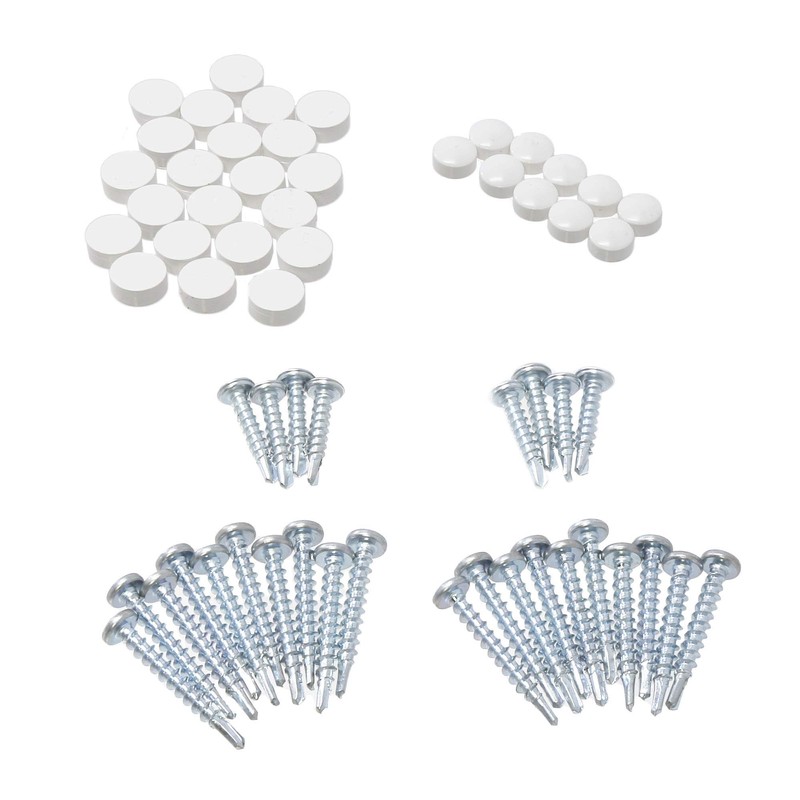 Vinyl Fence Railing Deluxe Bracket Kit- 2 Sets | Vinyl