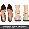 BraceAbility Medial & Lateral Heel Wedge Silicone Insoles (Pair) -