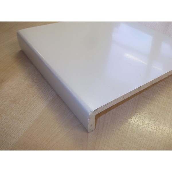 Innovo 1.25 Metre 225mm Wide White Plastic PVC UPVC Window Cill Sill Facia Board Capping Board