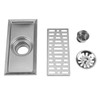 Floor Drain 20 x 10 cm Rectangular Stainless Steel Floor