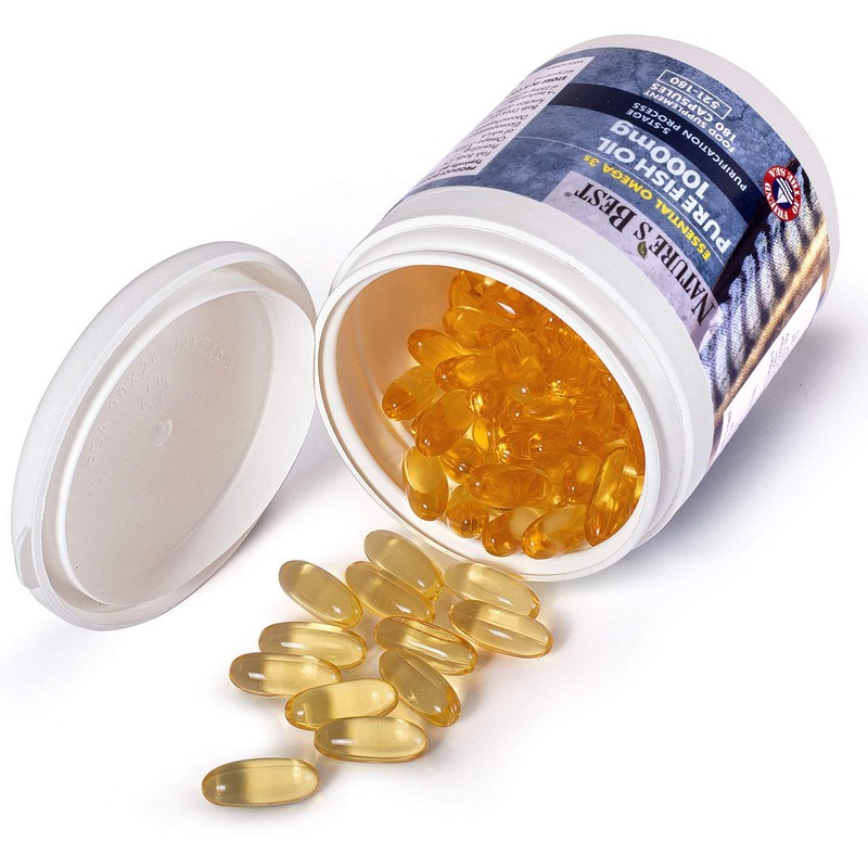 Pure Fish Oil 1100/1000mg | 180 Capsules | One-A-Day |