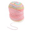 Gadpiparty 1 Roll Rainbow Gradient Crochet Yarn Soft Cotton Knitting