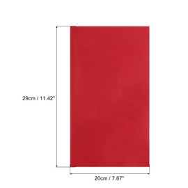 sourcing map 50 Sheets Heat Reactive Foil, 20x29cm Red Foil Transfer Sheets Toner Reactive Foil Transfer Foil Sheets Hot Foil Stamping Paper for Crafts DIY Cardmaking Album Decoration