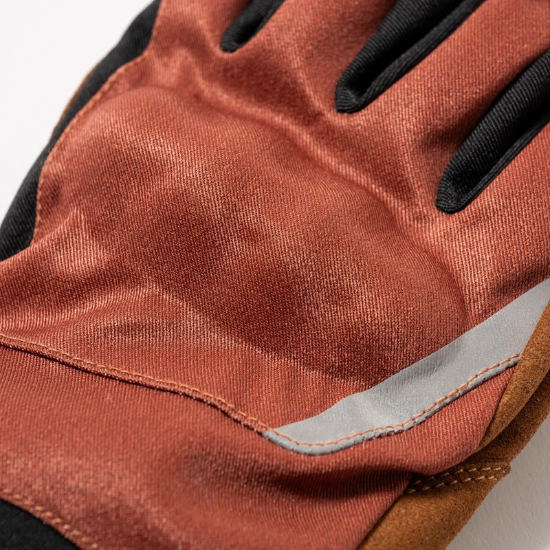 RossoStyleLab RSG372 Women's Winter Gloves Protective Light Winter Gloves Red