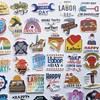 Generic 50Pcs Funny Labor Day Sticker Labor Union Decals Cute