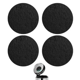 Charcoal Filters for Compost Bucket Activated Charcoal Filter for Countertop Bin Pail Replacement Filters Round 6.8 Inch 4 Pack