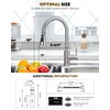 BLYLUND Kitchen Faucets with Soap Dispenser, Brushed Nickel Kitchen Faucet