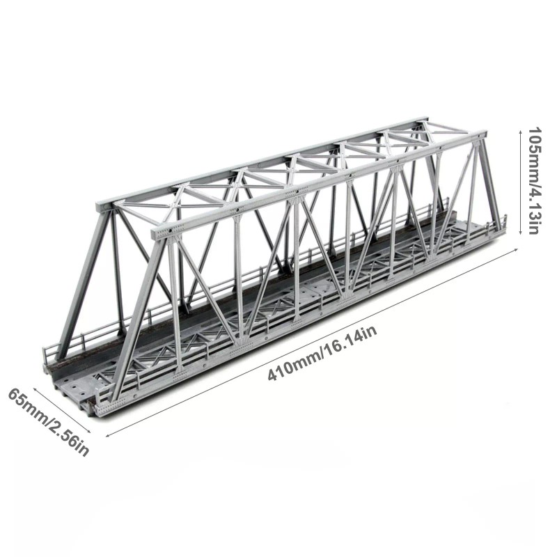 Evemodel HO Scale Model Truss Bridge Kit for Model Track