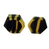 Gentcy 26ml 1PCS Black Hexagon Silicone Container Honeybee Silicone Jar