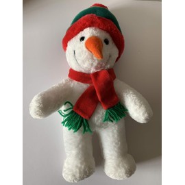 Weighted stuffed animal -snowman, 2 lbs plush - washable, detroit tiger, winter