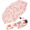 Benetton Pocket Umbrella Super Mini Dots, Hearts Pink, 95 cm