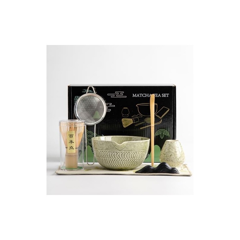 DWEHIXBUY juego de batidor matcha para ceremonia, accesorio de batidor