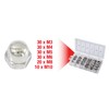 KS Tools 970.0460 Stainless steel nuts assortment, metric, 150 pcs
