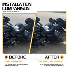 Adjustable Driver Backrest with Mount Rider Sissy Bar Fit for Harley Touring Road King Electra Glide CVO 2009-2025 Chrome