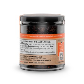 SMP Habanero Chile Cracklings - Spicy Crispy Habanero Chicharron Pieces with Gourmet Salt & Spices - 1.9 oz Jar - Mexican Snack & Topping for Fajitas, Tacos, Salsas, Salads & More