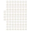 100Pcs Funny Planner Clips Anti Rust Electroplating Process Envelope Coffee