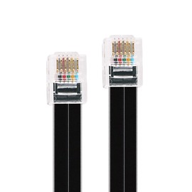 Mendouconert RJ12 6P6C to RJ12 6P6C Cable to Replace Fanatec ClubSport Gear Lever Pedal Cable (1m)